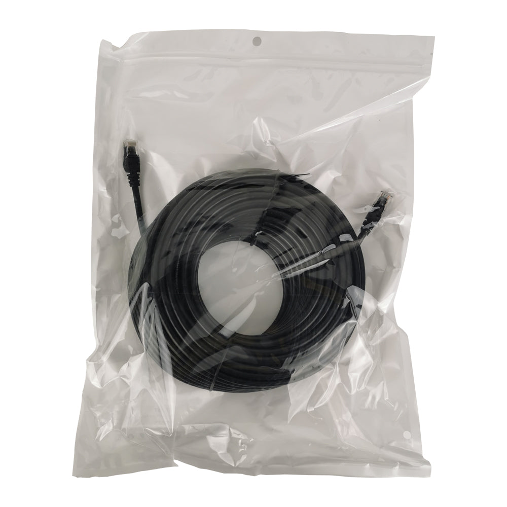 30m Black Ethernet Network Lan Cable CAT6 UTP 1000Mbps RJ45 8P8C