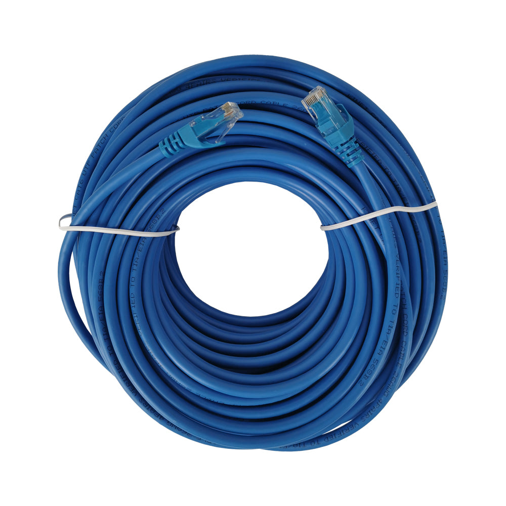 30m Blue Ethernet Network Lan Cable CAT6 UTP 1000Mbps RJ45 8P8C