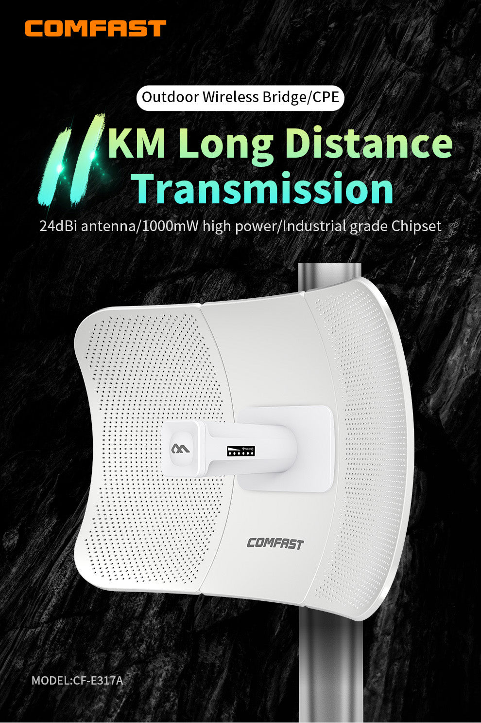 CF-E317A Long Distance Transmission Outdoor Wireless Bridge CPE