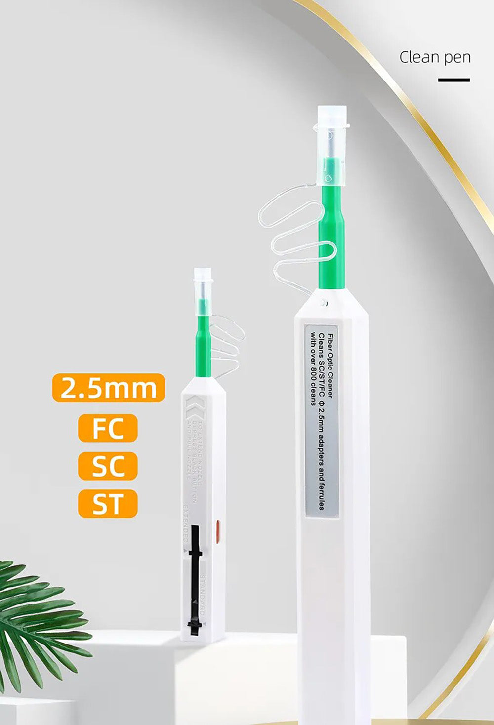 2.5mm FC SC ST Fiber Cleaner Pen