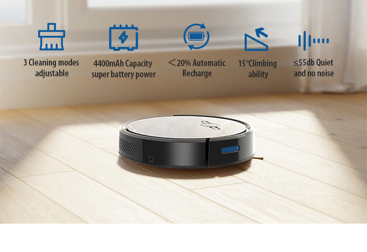 D2-001 Touch Launch Robotic Vacuum Cleaner