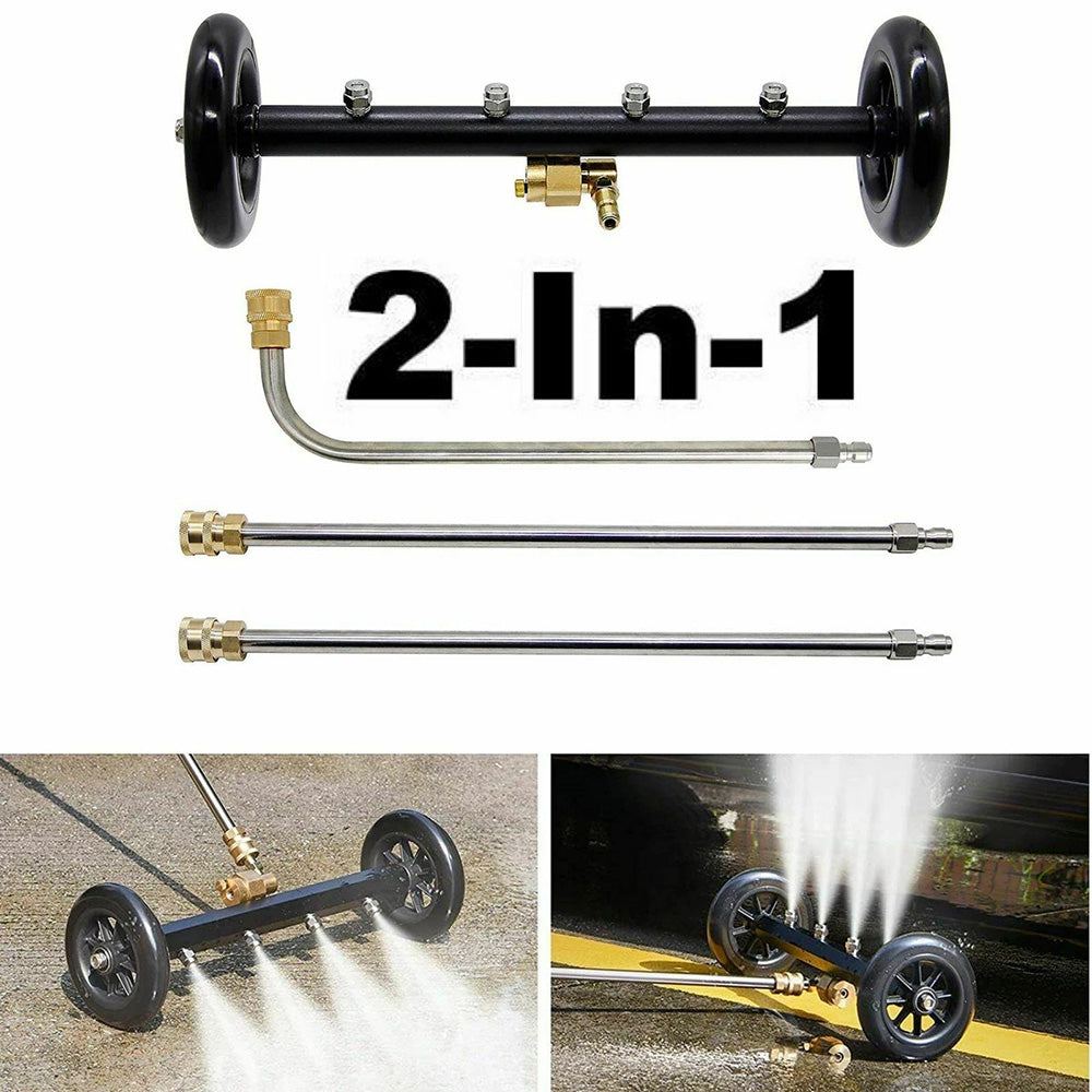 Pressure Washer Undercarriage Cleaner 16 Inch  4000 PSI  Extension Wand