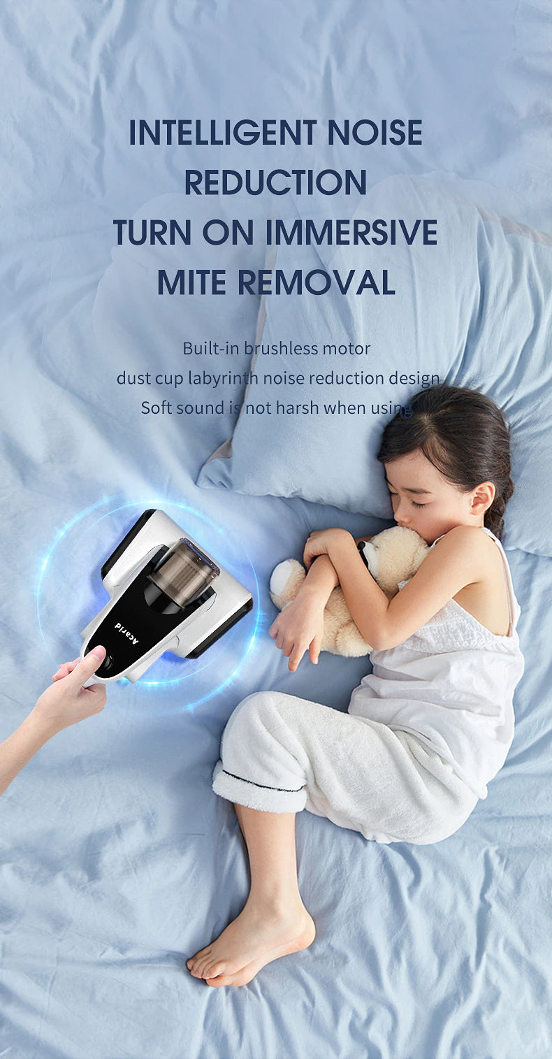 10KPa Mite Removal Vacuum Cleaner Wireless Powerful Suction 2000mah USB Rechargeable Smart Cordless Cleane Accessories for Home