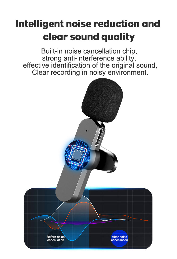 High Quality Mini Wireless Microphone for Type C