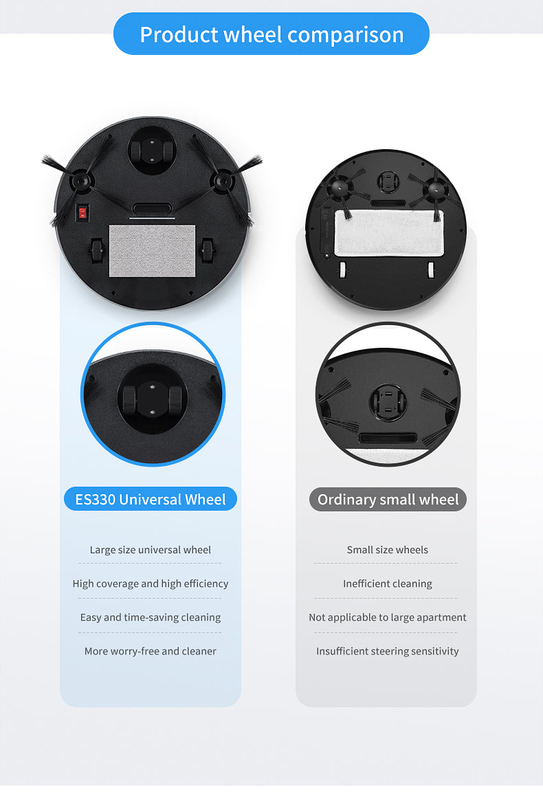 ES330 Touch Launch Robotic Vacuum Cleaner