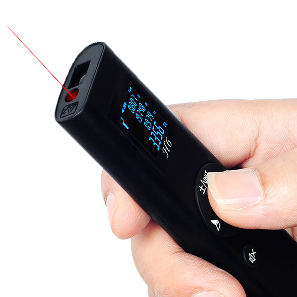 40M Smart Digital  Laser Distance Meter Rangefinder  Portable USB Charging