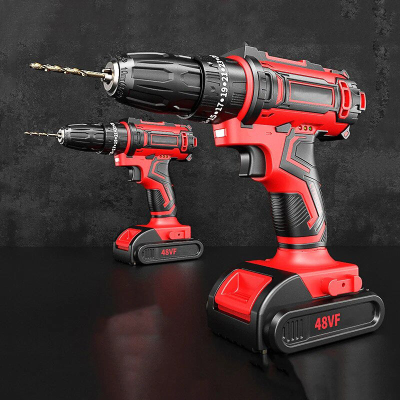 48V Cordless Drill Electric Screwdriver Mini Wireless Power Tools Driver