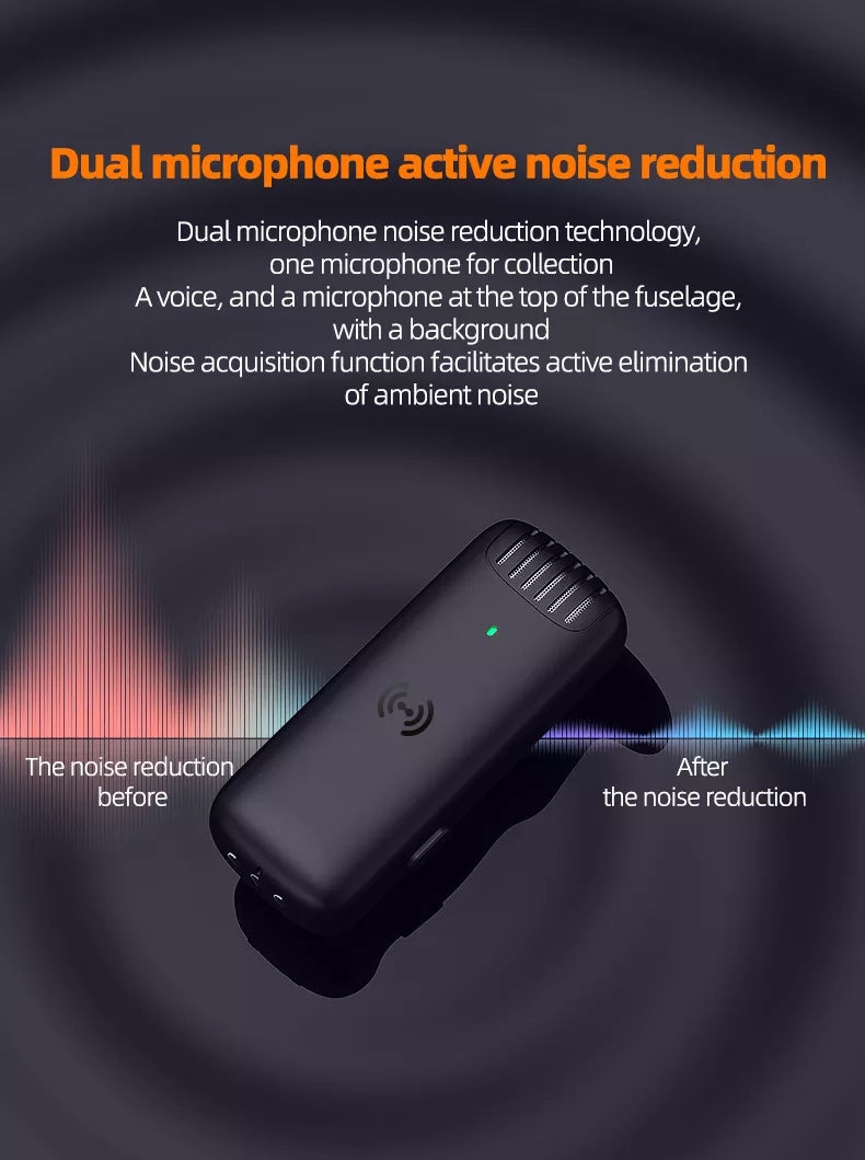 J11 Charging Box Wireless Microphone for type-c/lighting