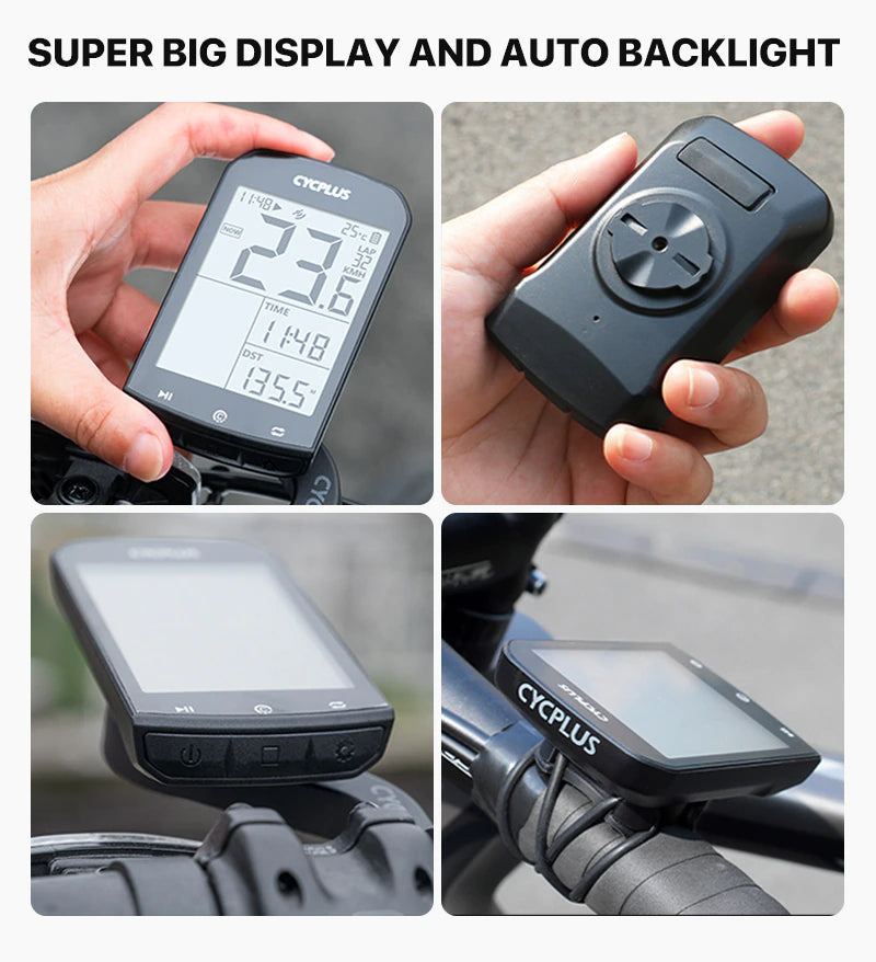 CYCPLUS M1 Bike Accessories GPS Bicycle Computer Cycling Speedometer Bluetooth 5.0 ANT+ Ciclismo Speed Meter for Garmin Zwift