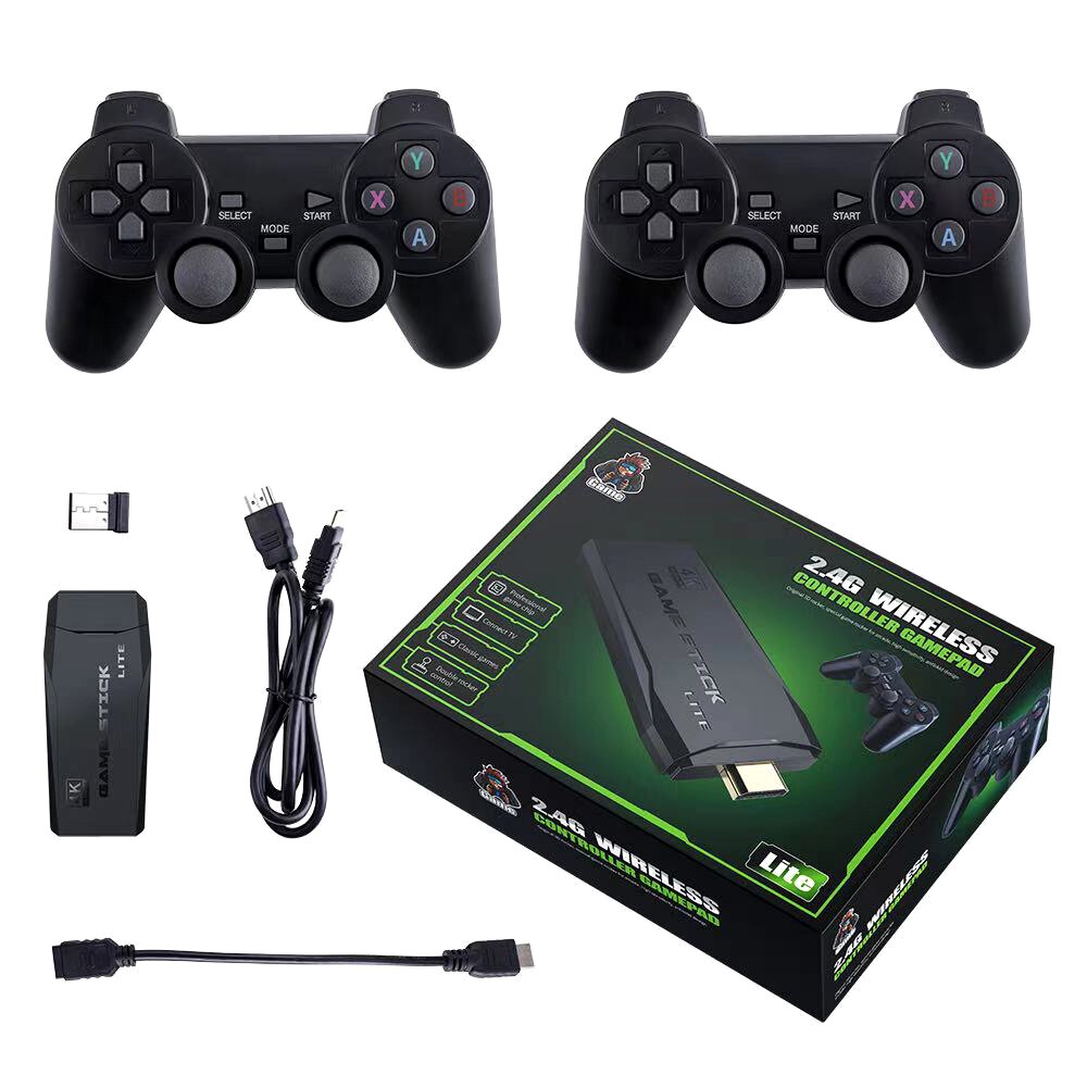 M8 2.4G Double Wireless 4K Video Game Controller 32G 3500 Games