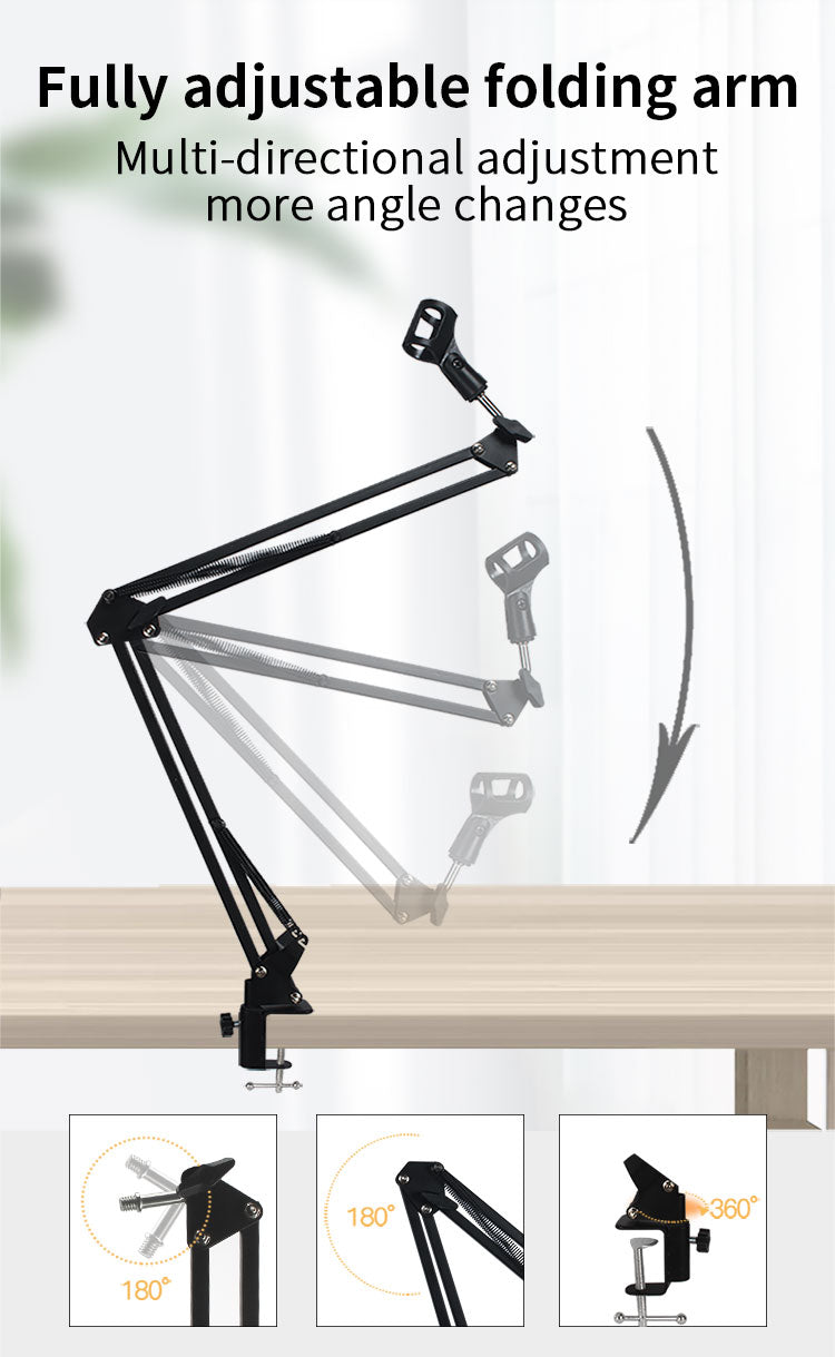 High Quality Adjustable Foldable stands for Mount Microphone