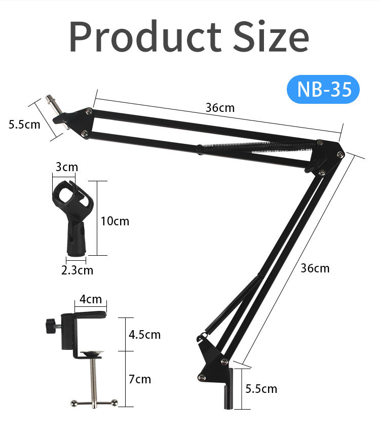 High Quality Adjustable Foldable stands for Mount Microphone