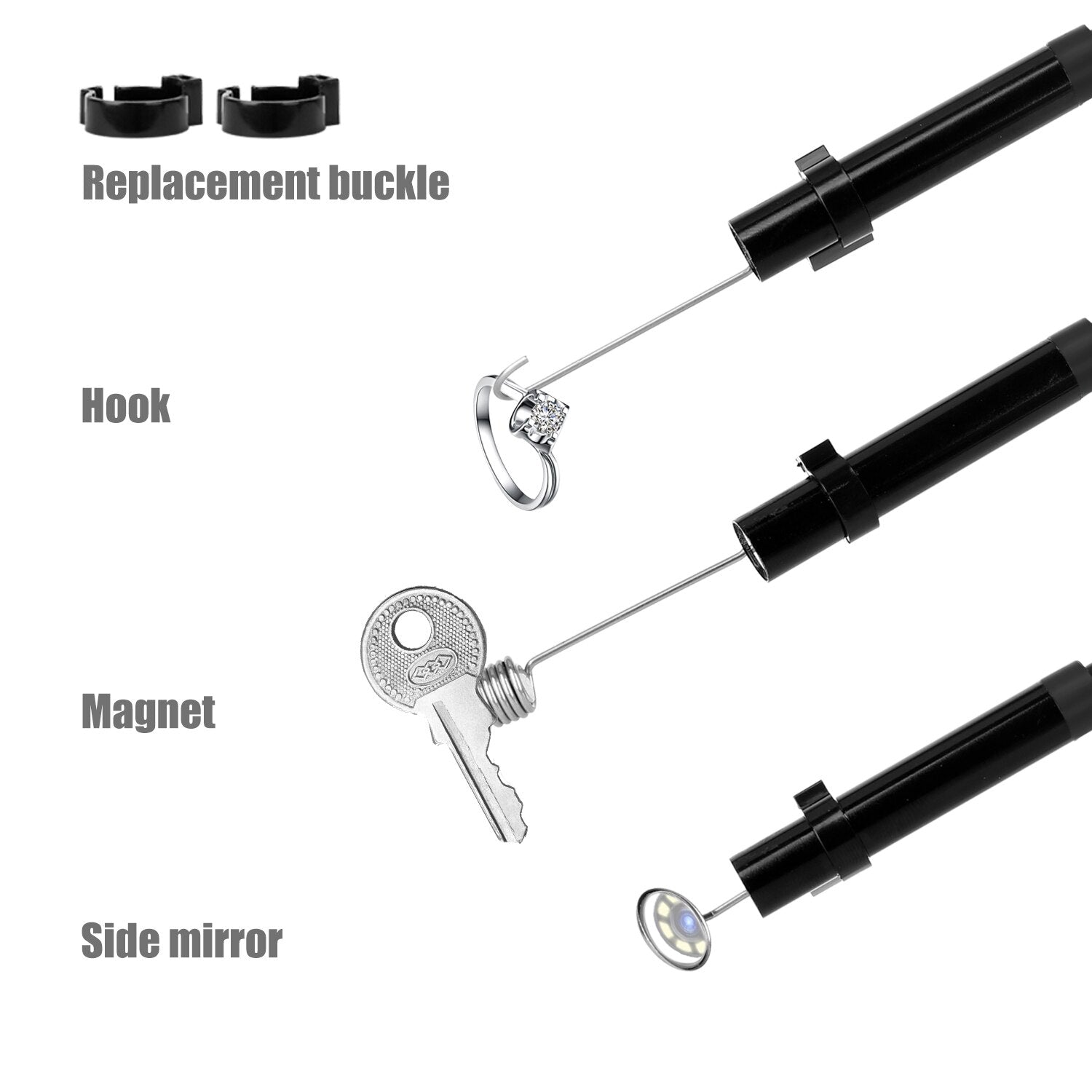 P40 8mm Single  Lens Industrial Endoscope 1080P HD 4.3 LCD  With 10m Hard Wire