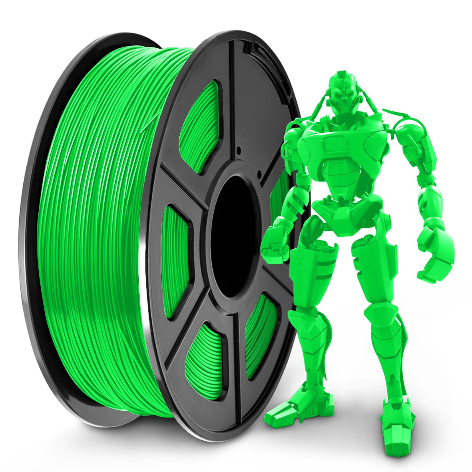 PLA+ 3D Filament 1.75mm Green 1KG/Roll