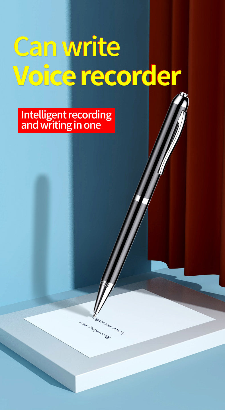 Q90B 64GB Digital Recording Writing Pen Voice Recorder Device Audio  Earphone
