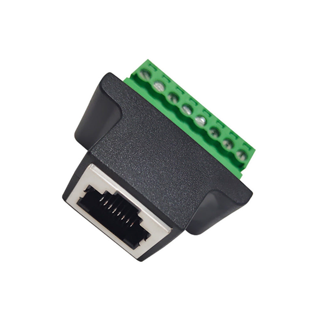 Ethernet RJ45 Female/male To Screw Terminal 8 Pin for CCTV DVR Adapter Connector