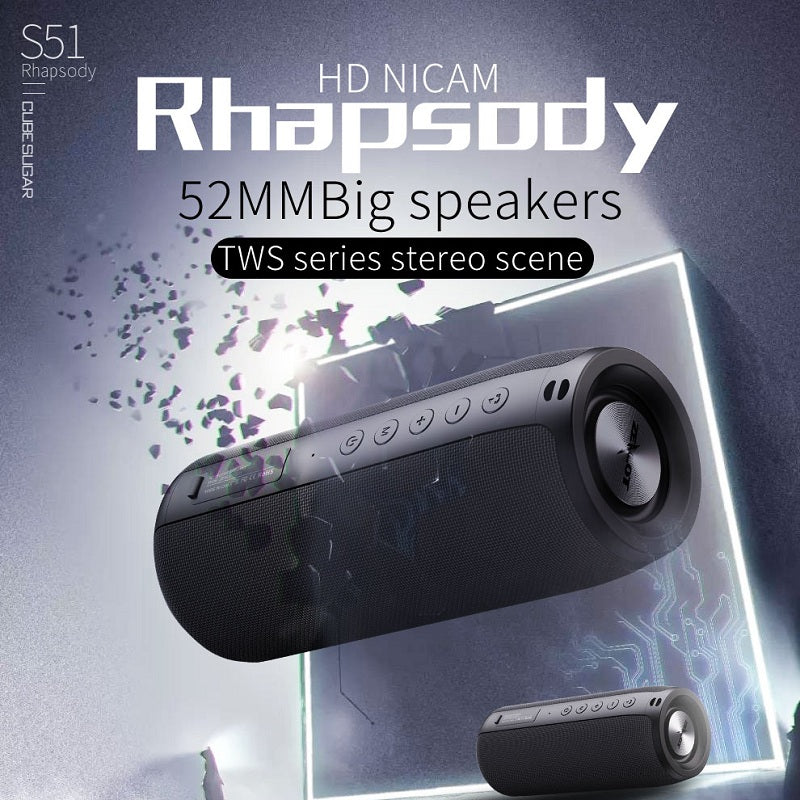 S51 TWS Portable Outdoor Wireless Speaker