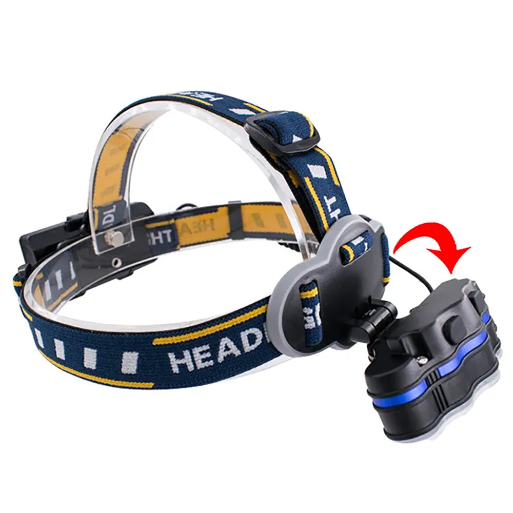 8Led Usb Rechargeable Head Lamp  Cob red Outdoor Camping Flashlight