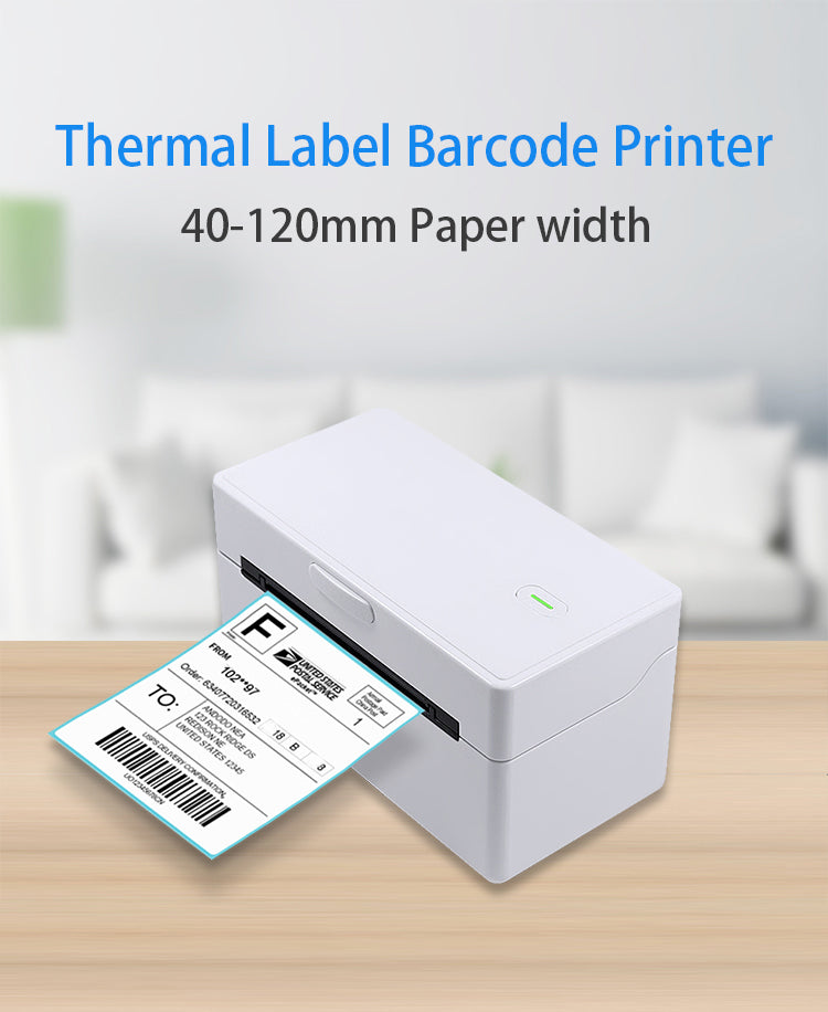 TDL407 Shipping Label  Address Product Price Barcode Sticker Width 40-120mm USB Bluetooth Thermal Printer