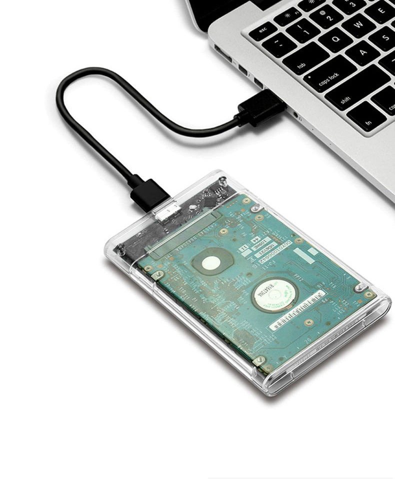 USB 3.0  2.5 Inch HDD External case Transparent Hard Disk Box
