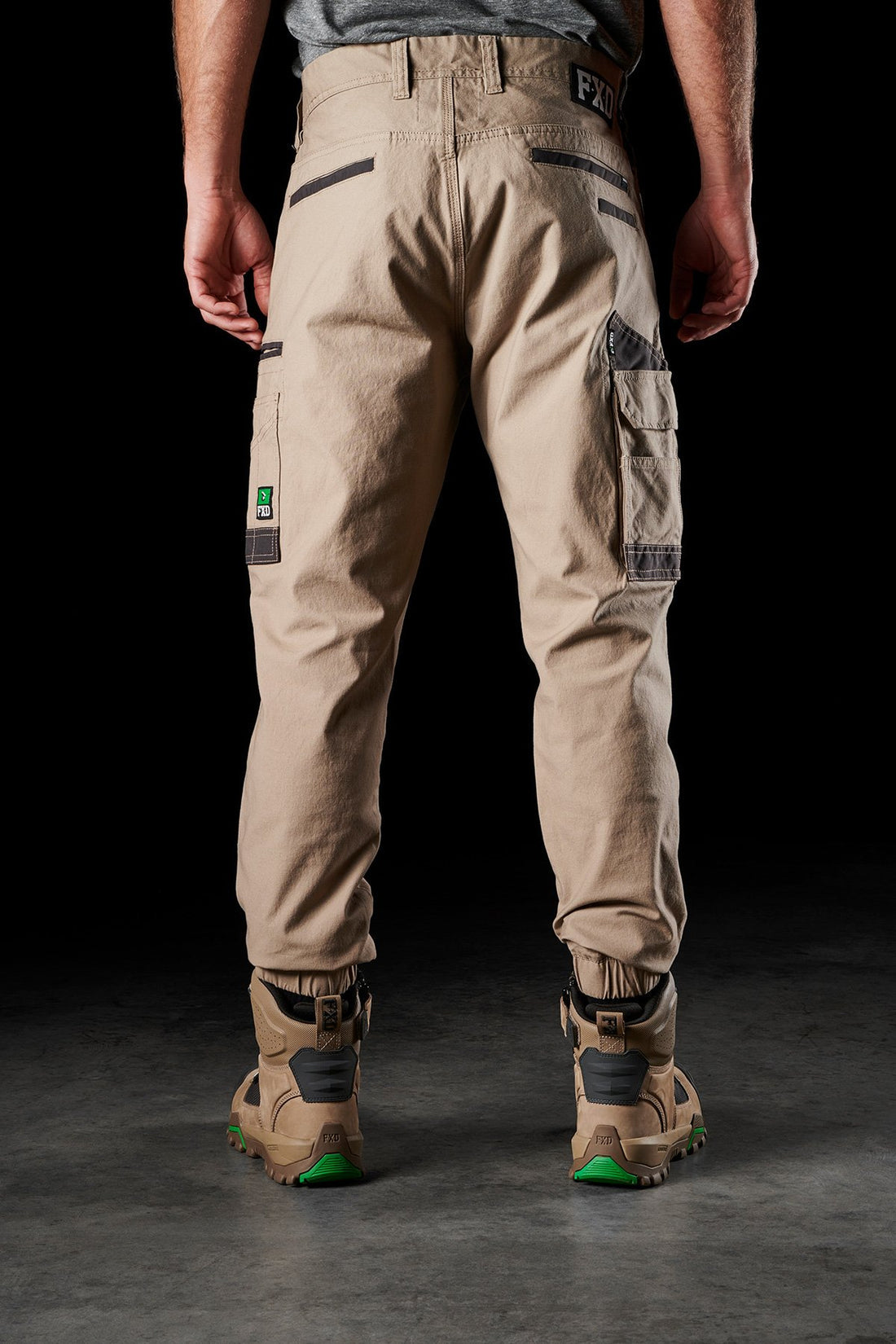 FXD WP-4 CUFFED STRETCH WORK PANTS KHAKI