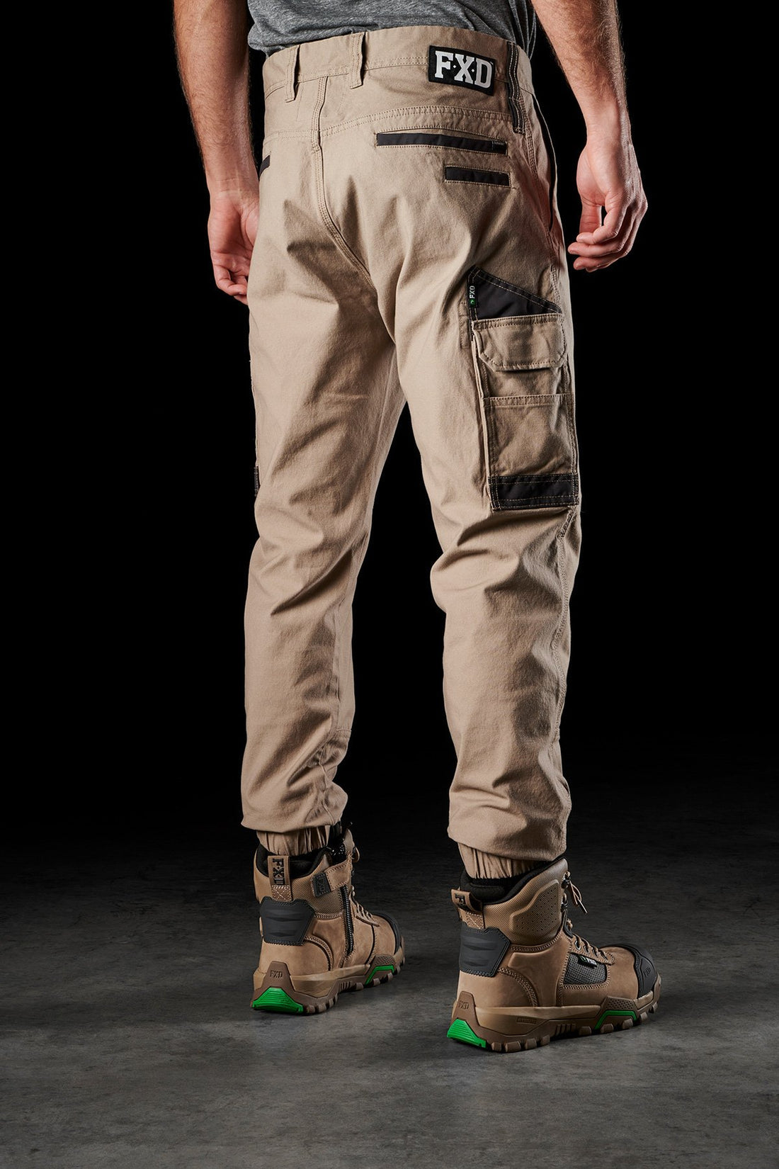 FXD WP-4 CUFFED STRETCH WORK PANTS KHAKI