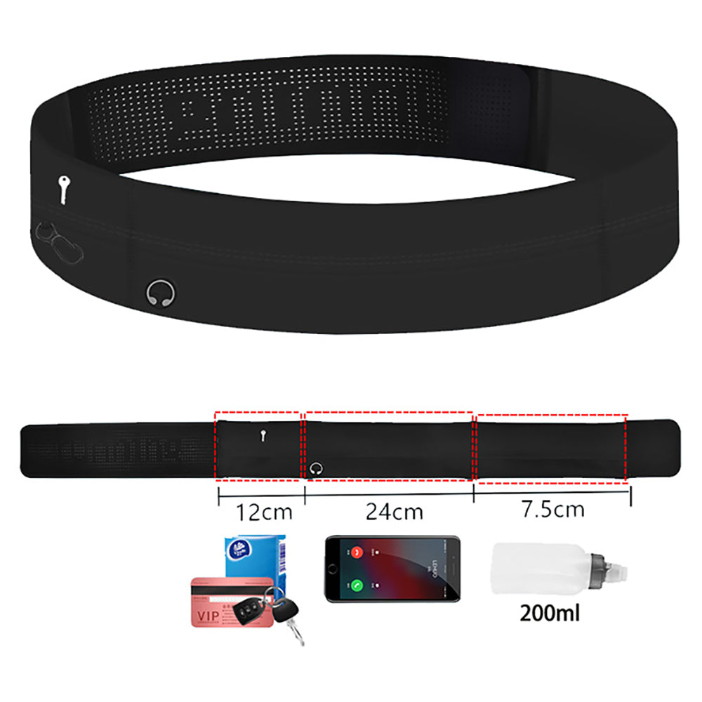 Sports Storage Belt, adjustable  Belt, Light Small Breathable Sweat Belt
