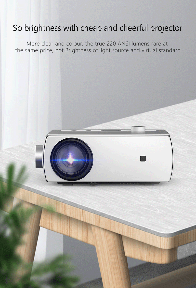 YG430 1920*1080P Mini Portable HD Projector Wireless Same Screen  Home Theater Outdoor Movie