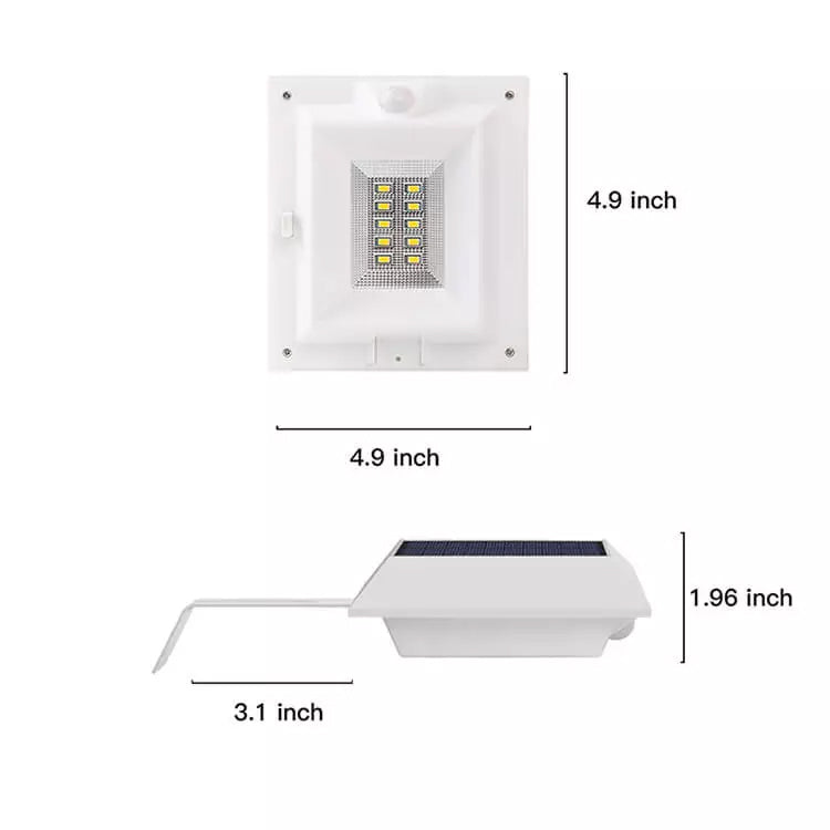 YH0417A-PIR Outdoor Wall Led  Solar Garden Light   Motion Sensor Light