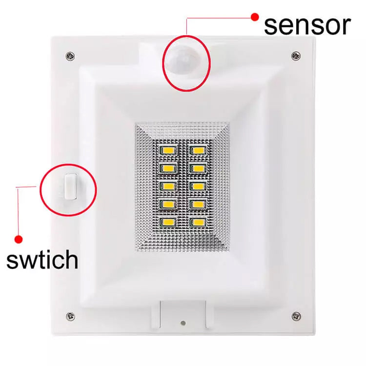 YH0417A-PIR Outdoor Wall Led  Solar Garden Light   Motion Sensor Light