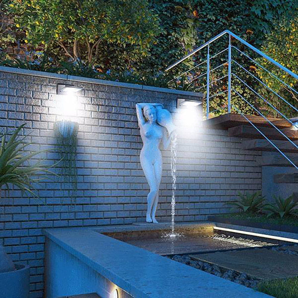 YH0609-PIR 21 LED Stainless Steel Outdoor Light Motion Sensor Solar Wall Light