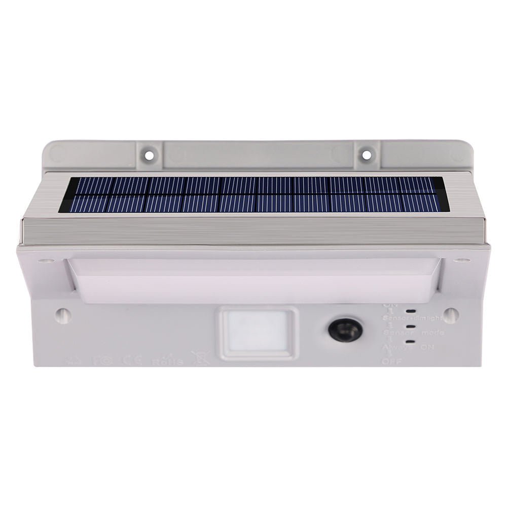 YH0609-PIR 21 LED Stainless Steel Outdoor Light Motion Sensor Solar Wall Light