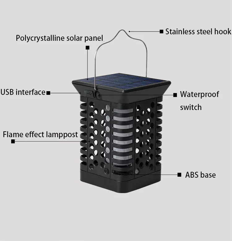 YH0808 Outdoor Waterproof Flickering Led Flames Torch Lights