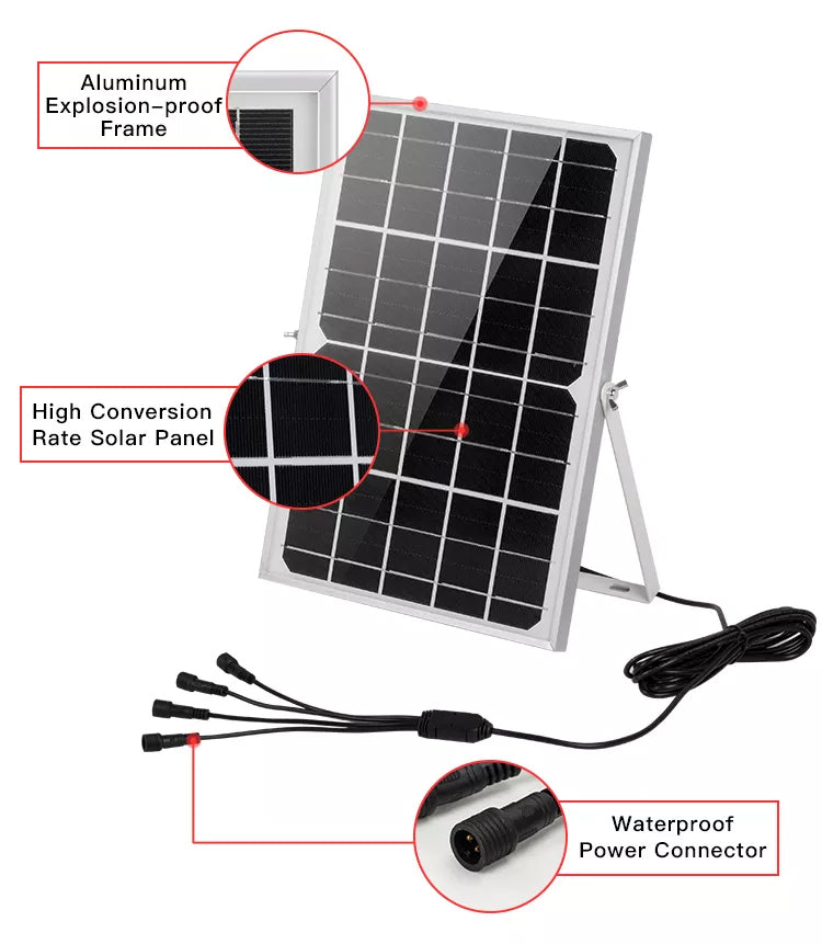 YH1009-4 4 Led bulbs  Outdoor Camping Tent Bulb Solar Remote Bulb With Panel