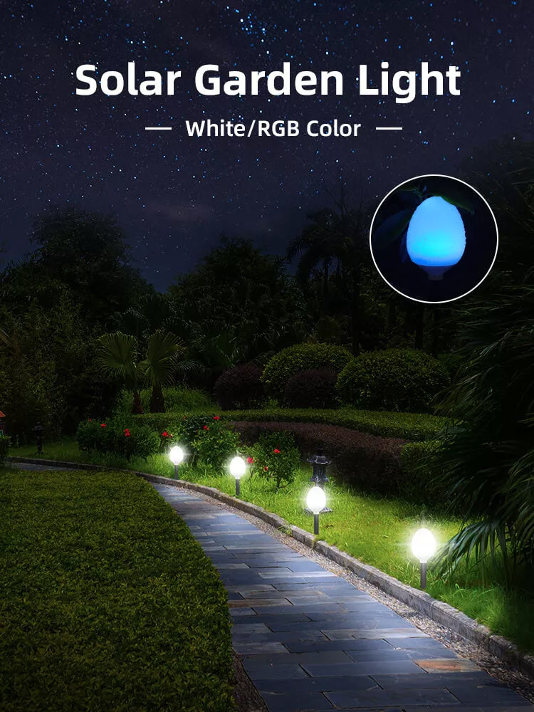 YH1010 Solar Ball Lights Christmas party decoration  led ball egg sphere light