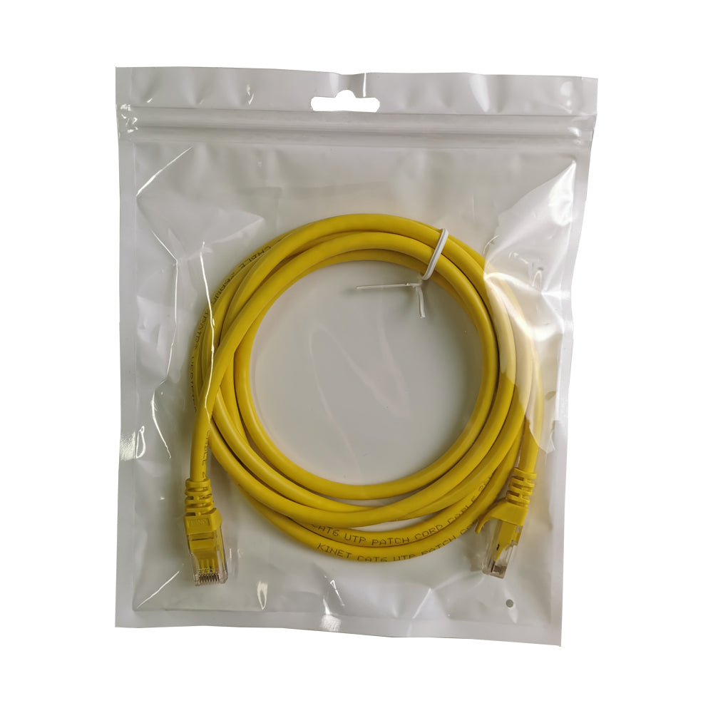 2m Yellow Ethernet Network Lan Cable CAT6 UTP 1000Mbps RJ45 8P8C