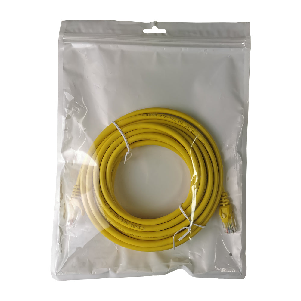 5m Yellow Ethernet Network Lan Cable CAT6 UTP 1000Mbps RJ45 8P8C