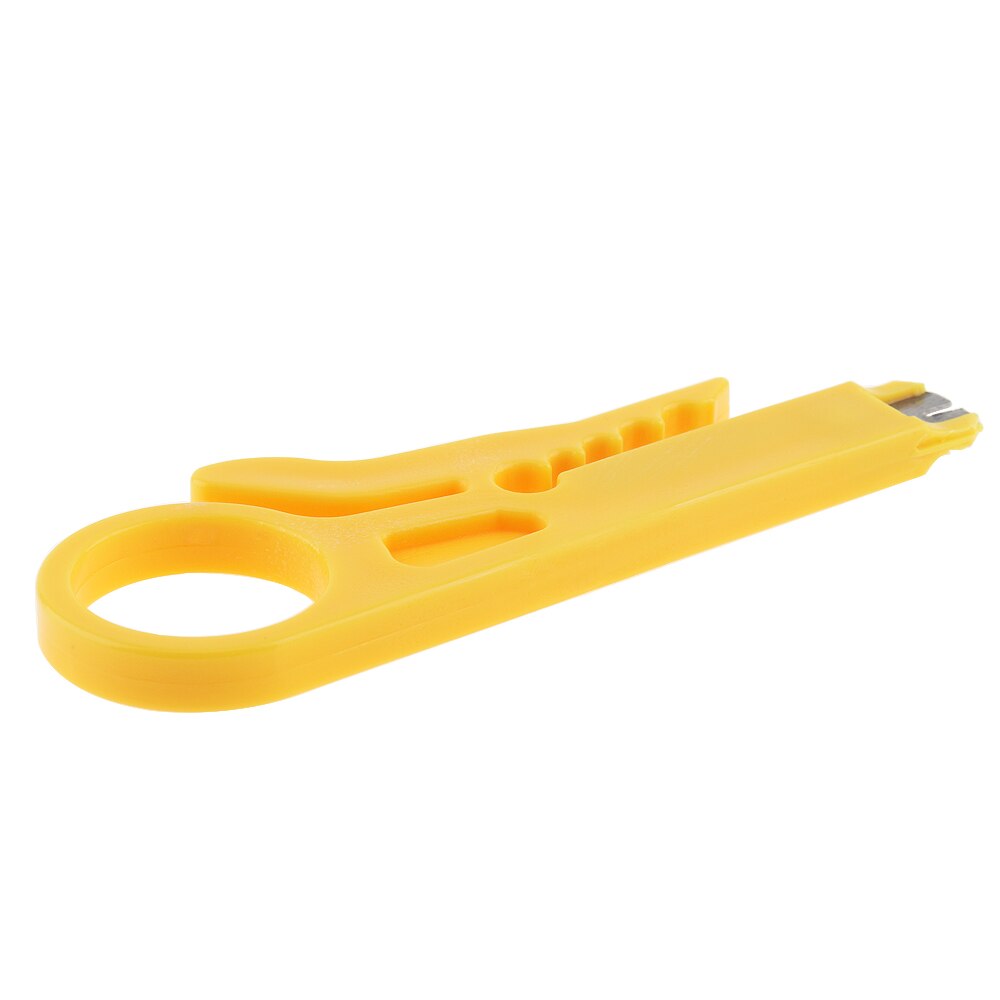 Mini Portable Yellow Wire Stripper Crimper Pliers with Ring Pressing Handle