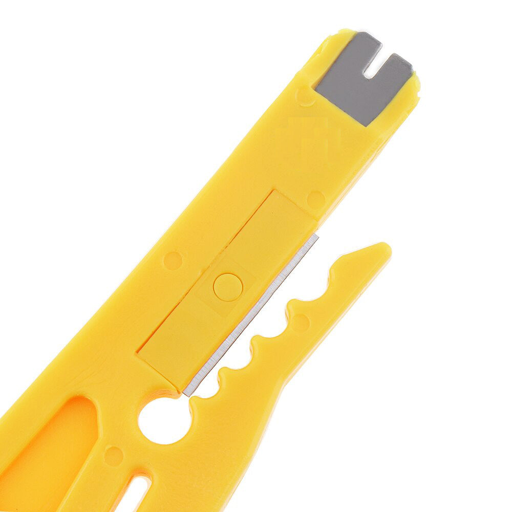 Mini Portable Yellow Wire Stripper Crimper Pliers with Ring Pressing Handle