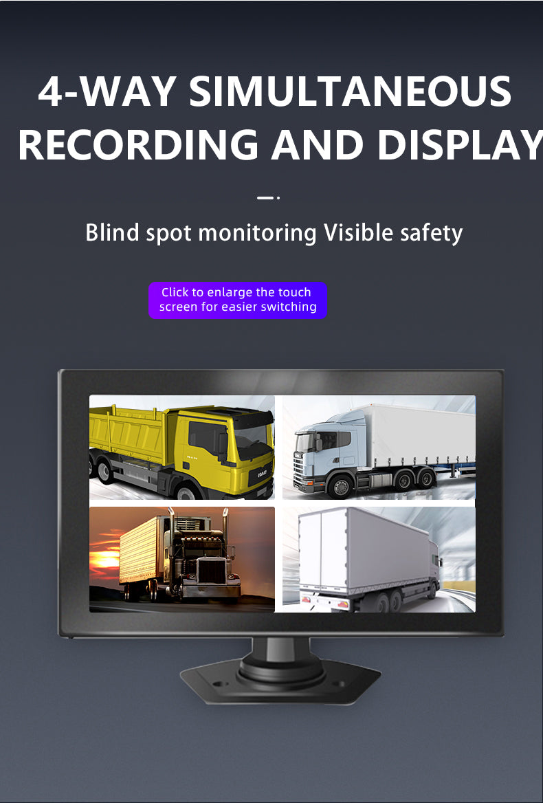 SST 4 Road AHD Driving Blind area Truck Monitoring and Early Warning Integrated Machine