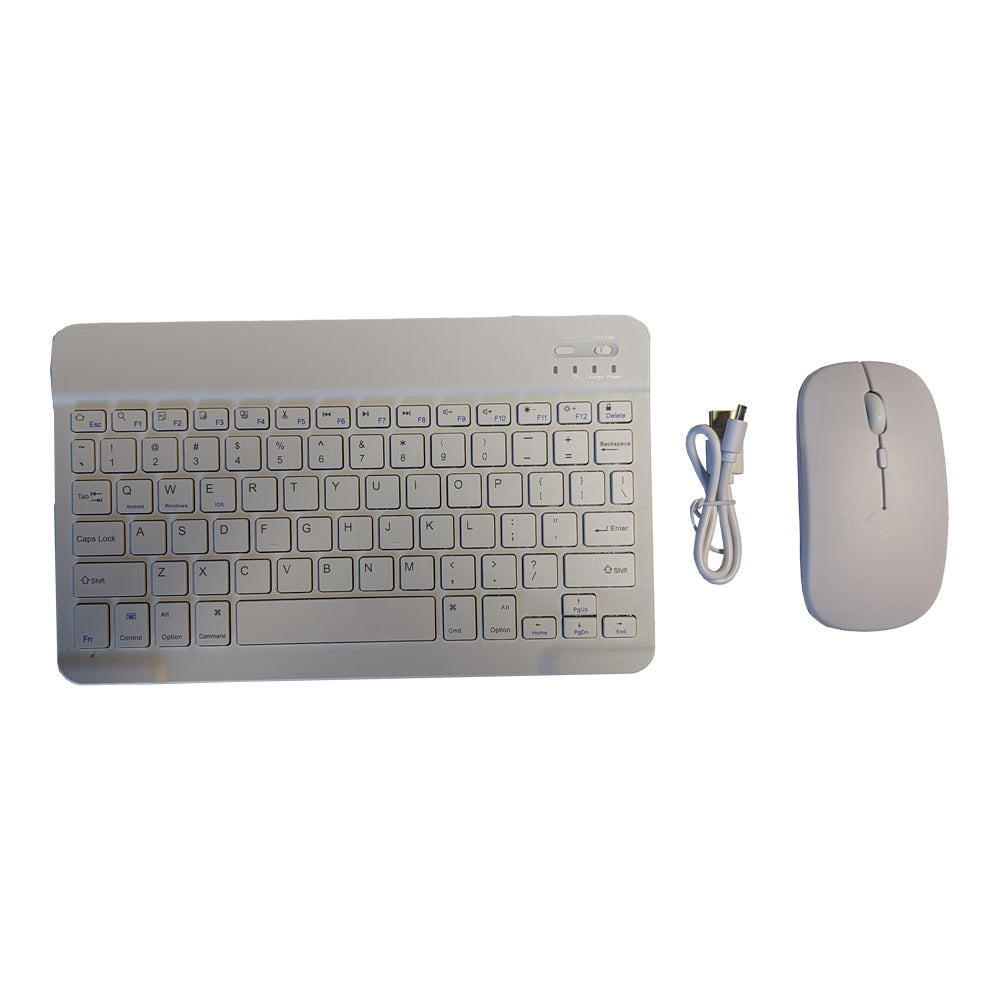 Portable lightweight Bluetooth colorful keyboard mouse set for PC, Mobile, Tablet