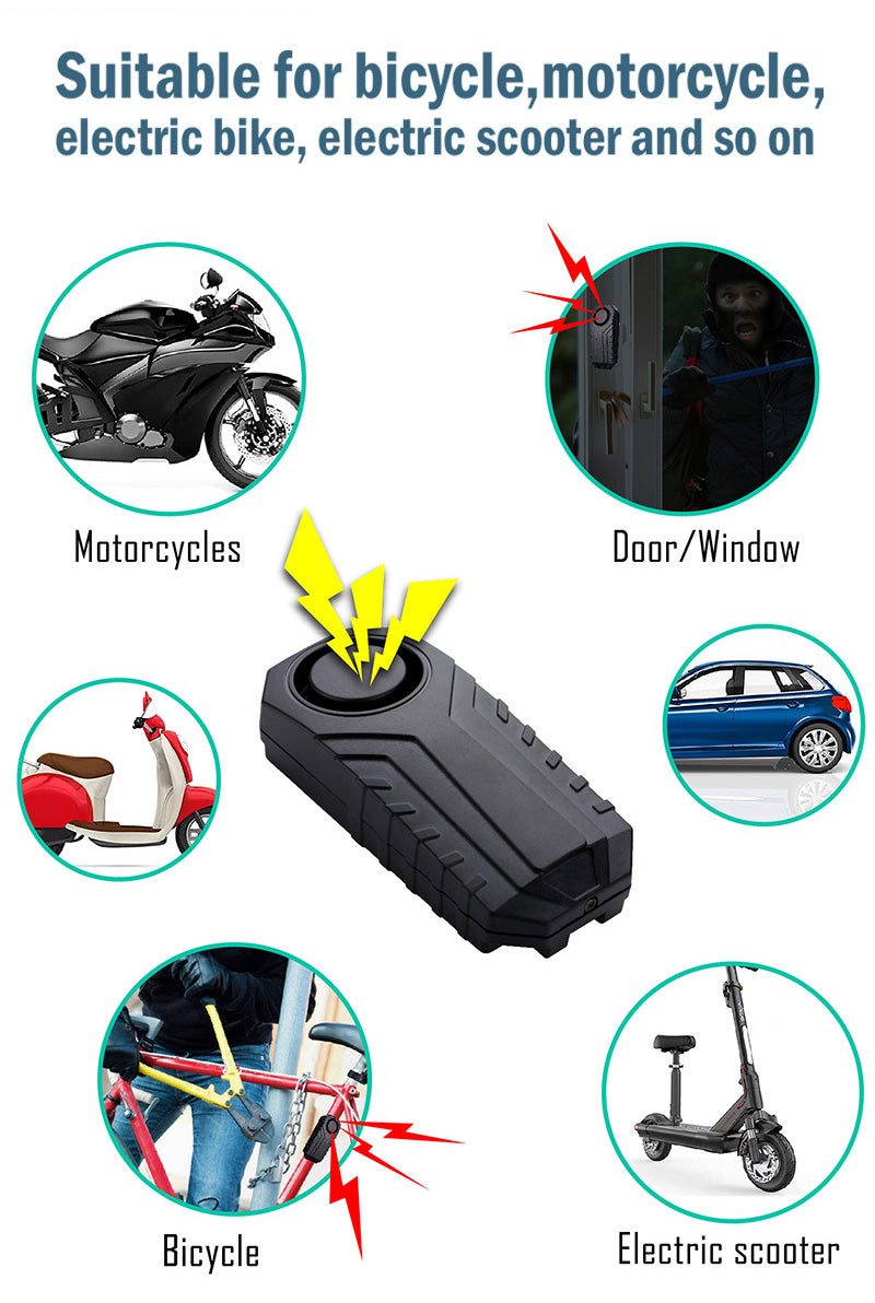 Bicycle Alarm  Anti-Theft for Bike Motorcycle Car Vehicles with Remote Control