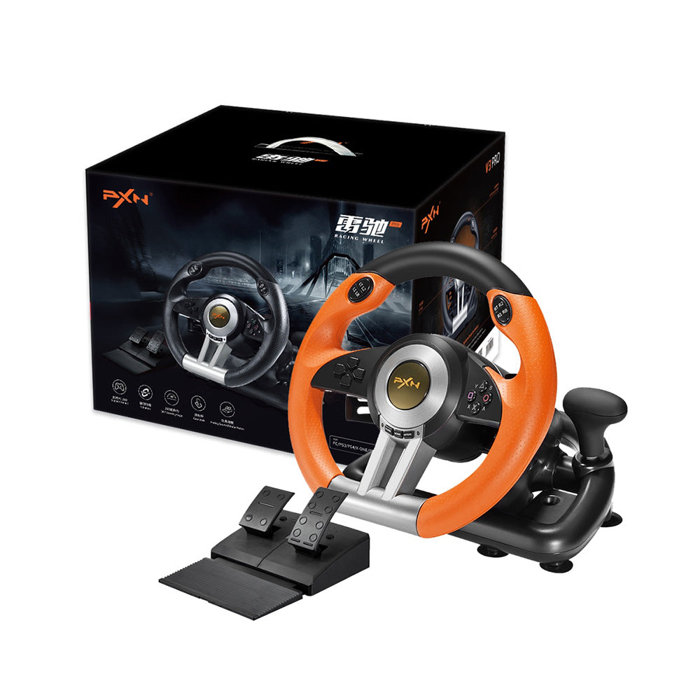 PXN V3Pro Game Steering Wheel For PC/PS4/Xbox One/XboxSeries S/X/Nintendo Switch