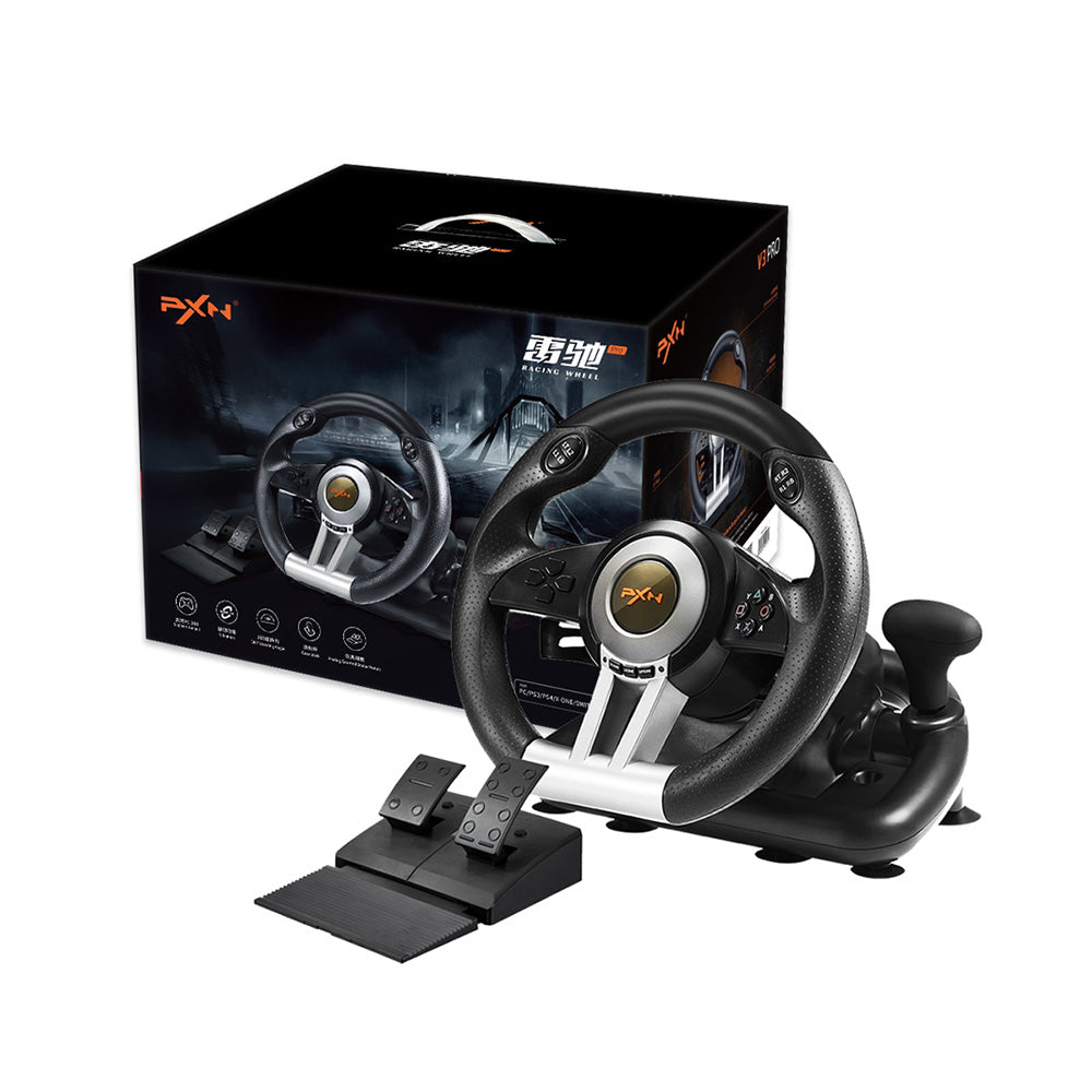 PXN V3Pro Game Steering Wheel For PC/PS4/Xbox One/XboxSeries S/X/Nintendo Switch