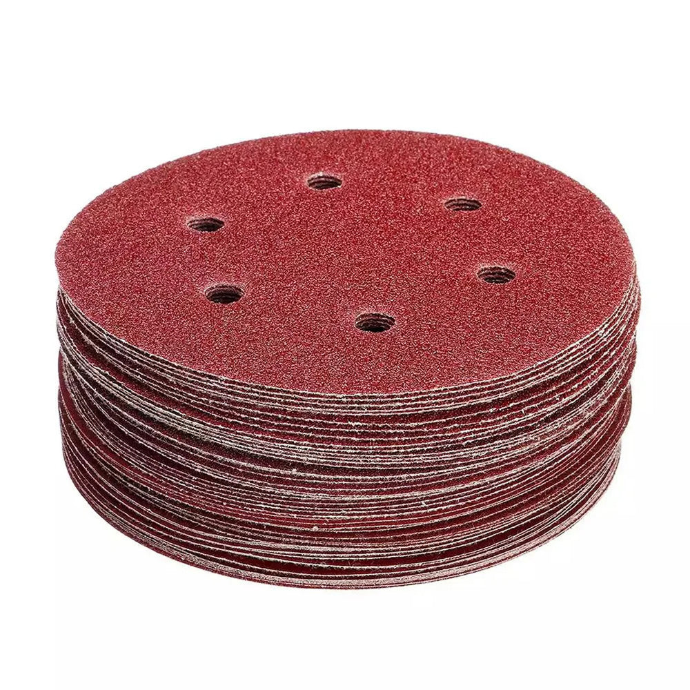 10 Pcs 9 inch Sandpaper 225mm 6 Hole Disc Polishing Tool