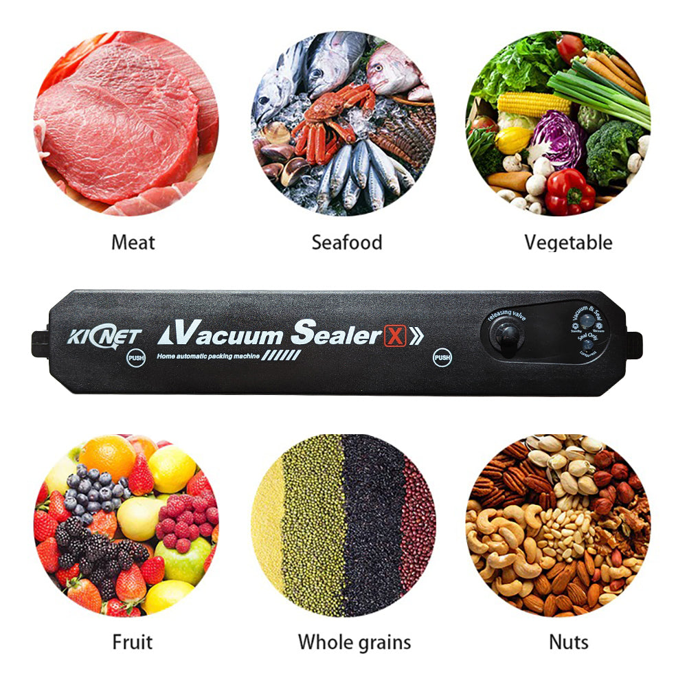 Household Food Vacuum Sealer Food Packaging Machine Film Sealer AU Plug Vacuum Packer Kichen Tool