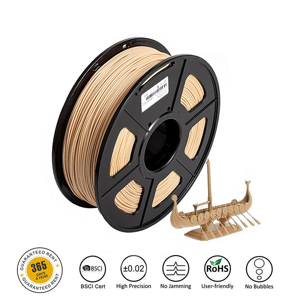 WOOD 3D Filament 1.75mm 1KG/Roll