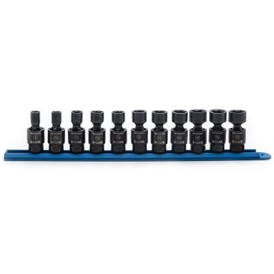 GearWrench 11 Pc. 3/8 Drive 6PT Mm Pinless Univ Set