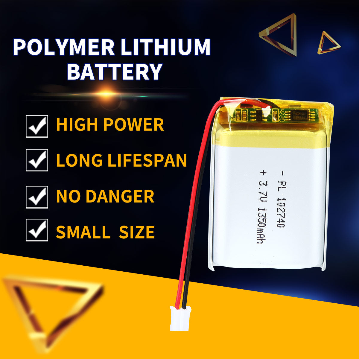 li polymer battery lipo 7.4v 660mah