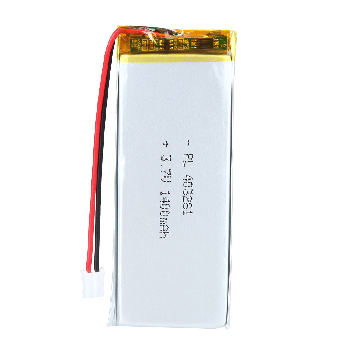 3.7V 4000mAh 3377128 Batterie lithium-polymère rechargeable Longueur 1